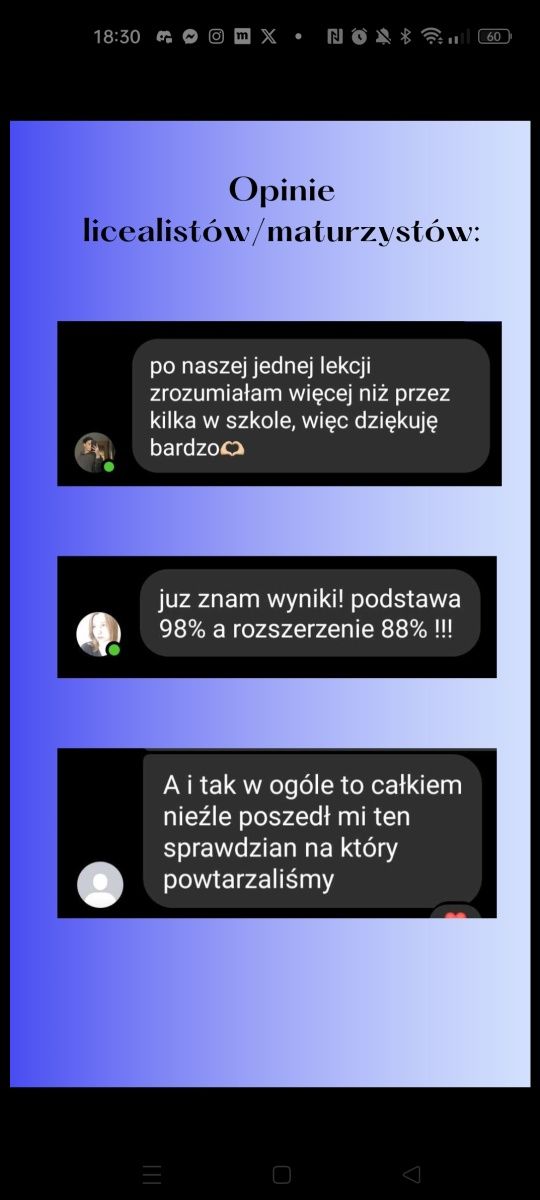 Skuteczne korepetycje z matematyki dla studentów, egzamin, kolokwium