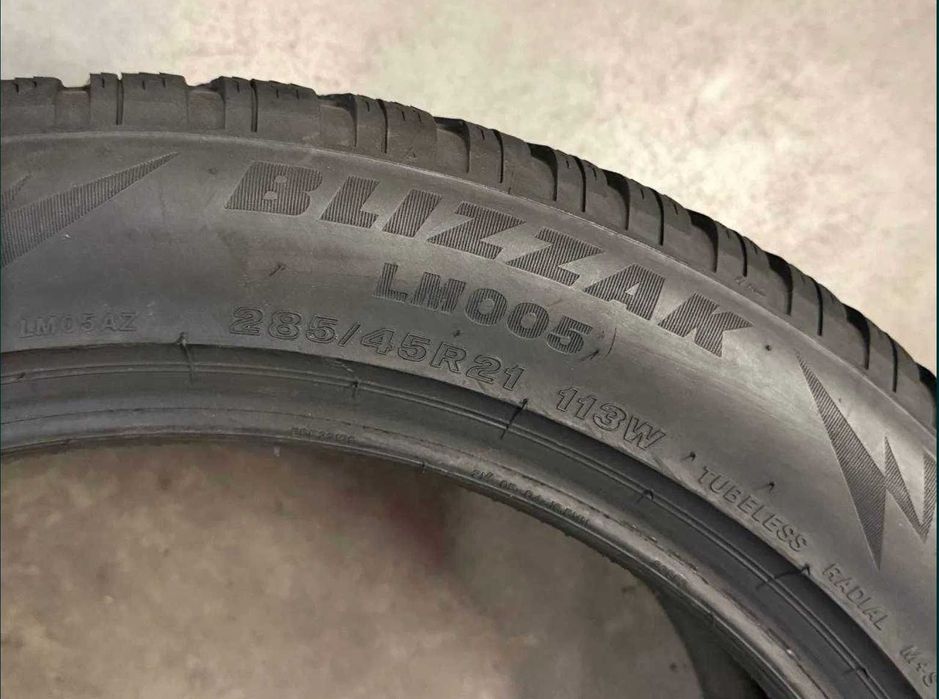 285/45 R21 BRIDGESTONE BLIZZAK LM005 (75% прот) 255 265 275 40 50 55