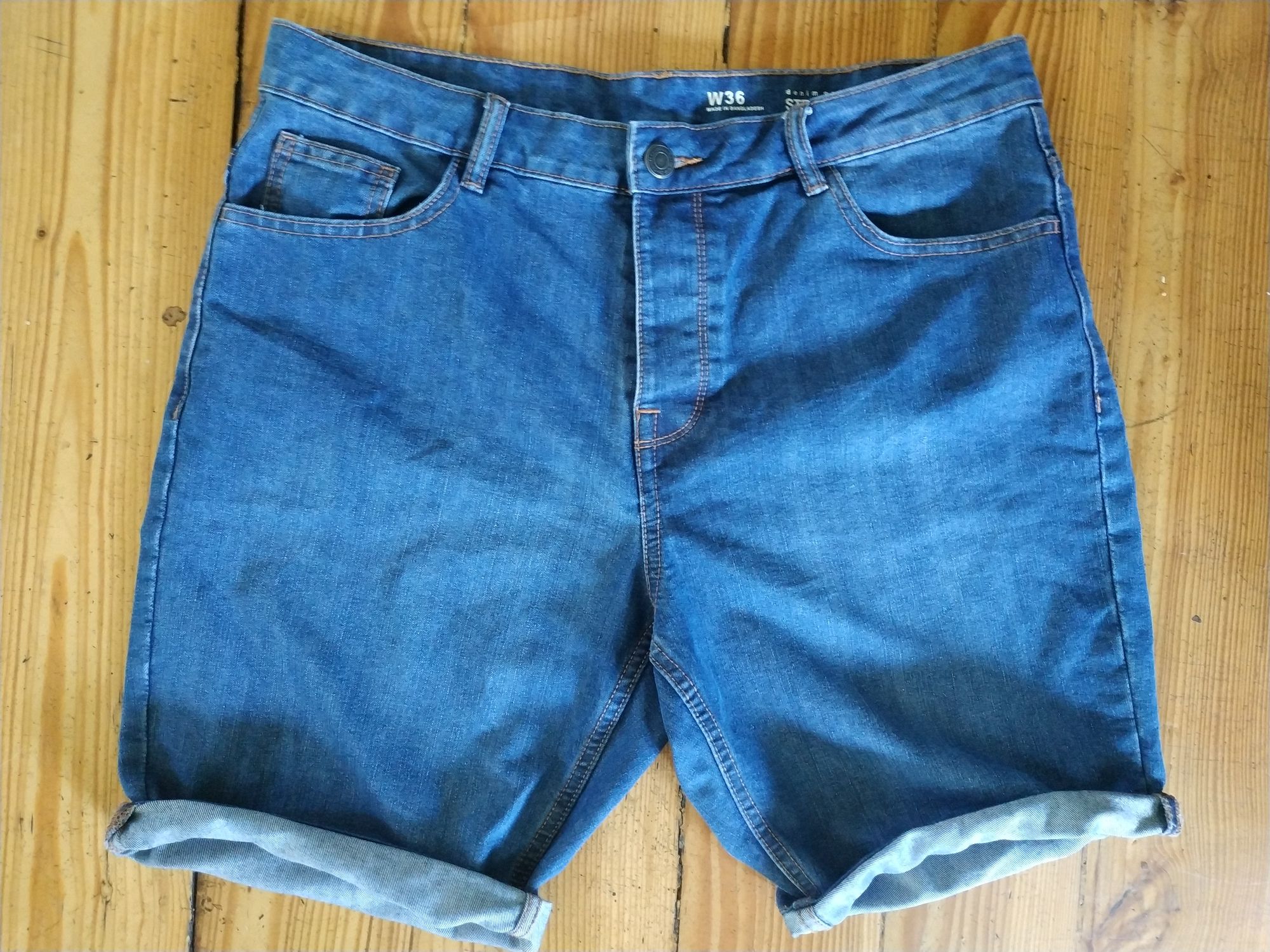 Szorty 36 XL krótkie spodenki Denim Straight