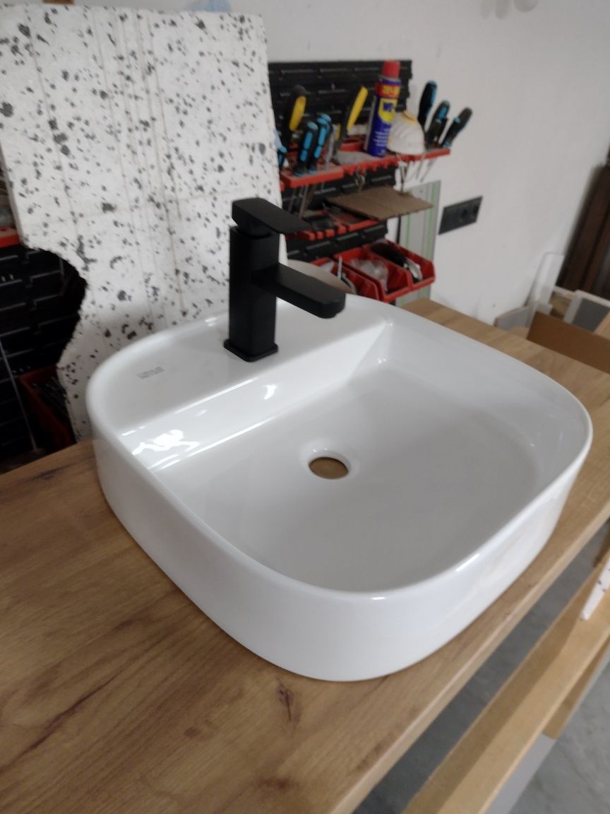 Szafka łazienkowa 100cm blum z umywalką i bateria
