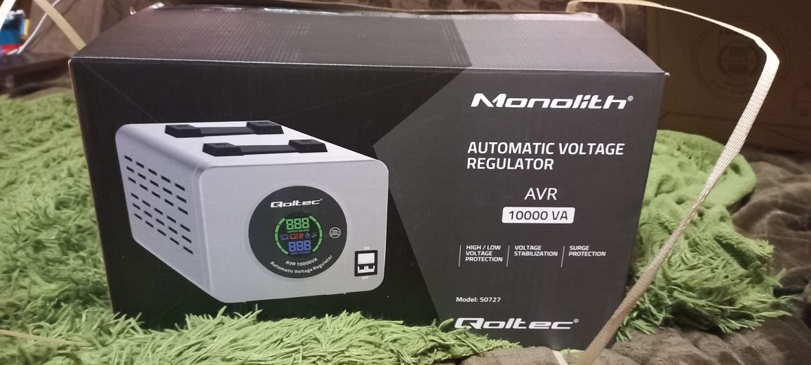 Продам новий стабілізатор Qoltec AVR 10000VA