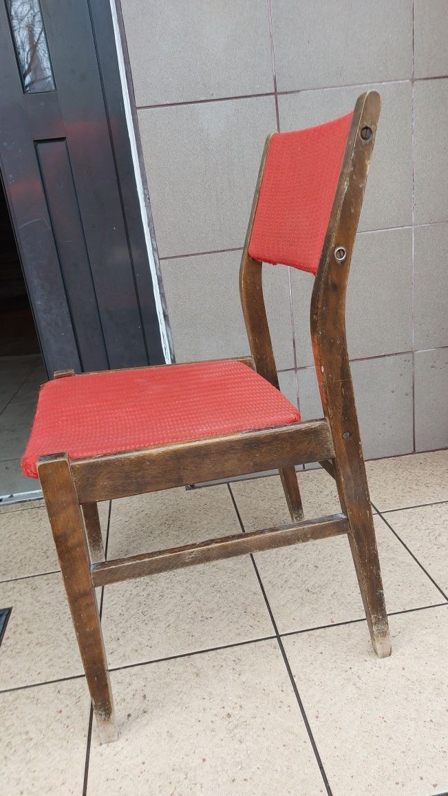 Krzesła PRL retro vintage lata 70te