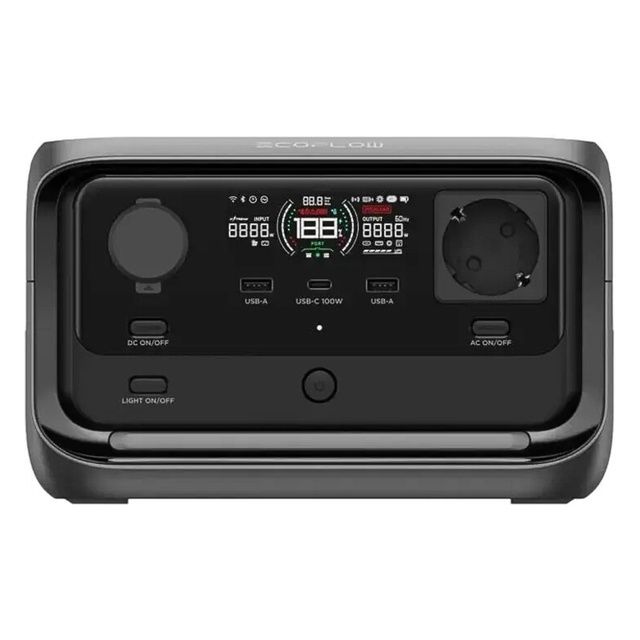 Зарядная станция EcoFlow River 3 Plus - 600 Вт - 286 Вт·ч - LiFePO4 -