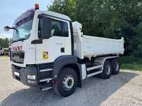 MAN  TGS 26.360 6X4 Kiper Wywrotka Manual Resor Hydroburta Nowe Opony
