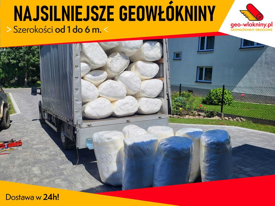 NAJSILNIEJSZA Geowłóknina Geowłókniny PP Polipropylen do 6m 200 400