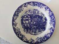 Pratos decorativos de porcelana inglesa