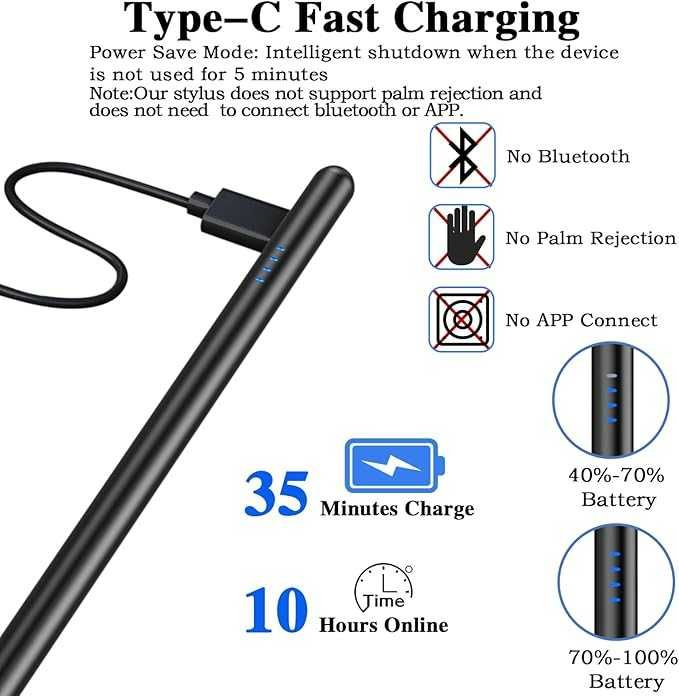 Rysik Stylus Pen Uniwersalny iPad Android Aktywny do Tabletu Telefonu