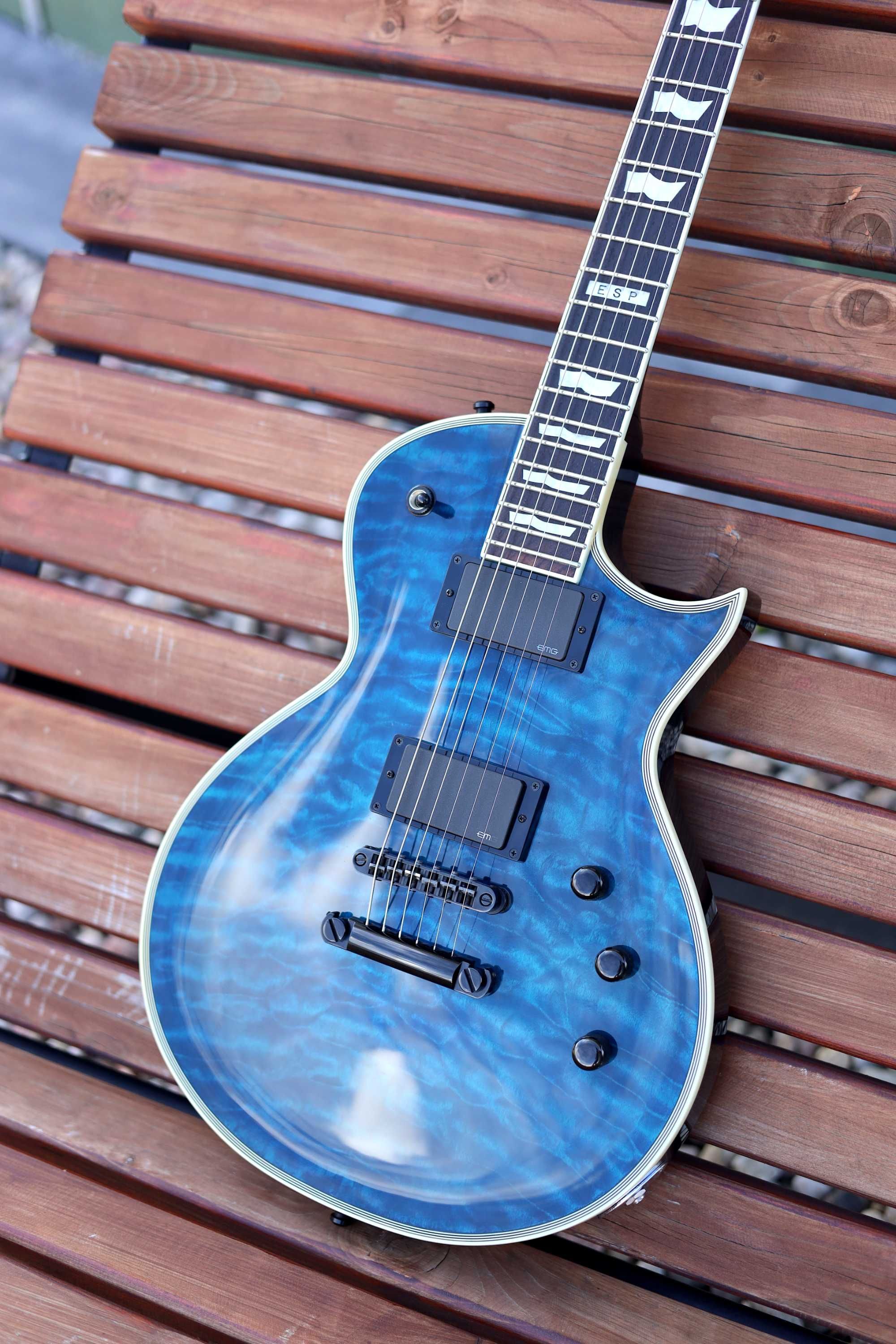 ESP E-II Eclipse QM Marine Blue