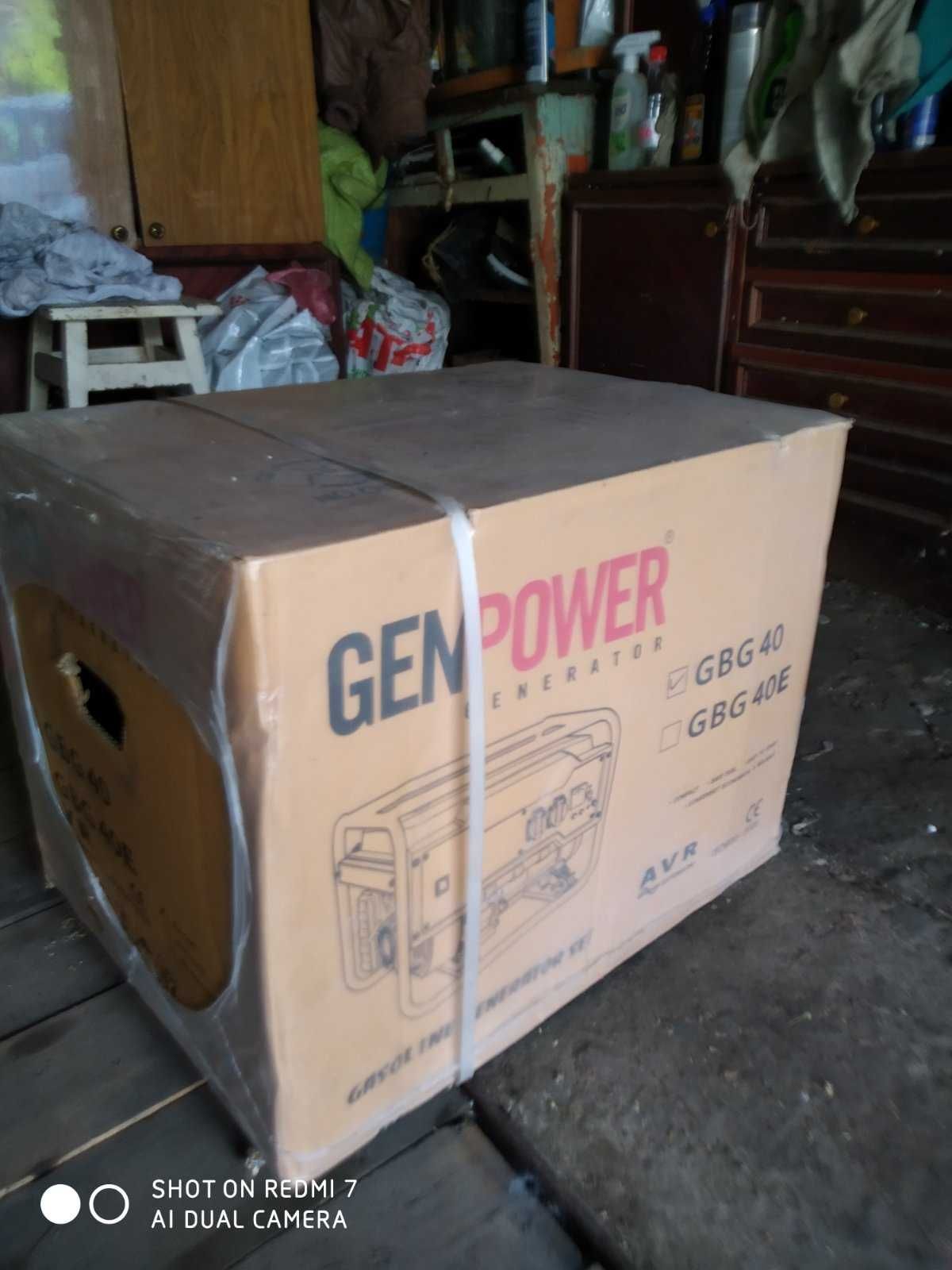Продам генератор  GBG 40