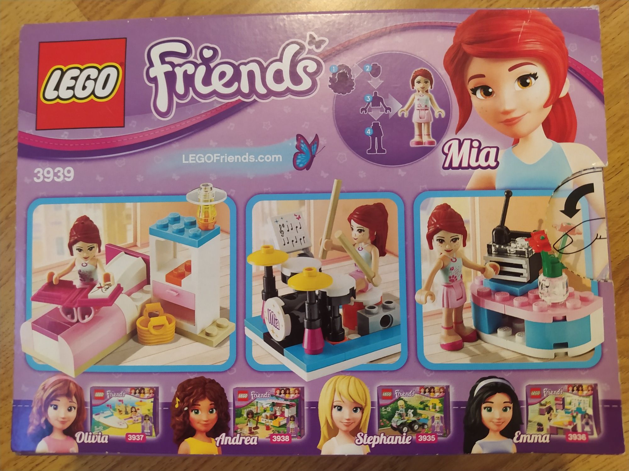 LEGO Friends 3939 Mia Pokój