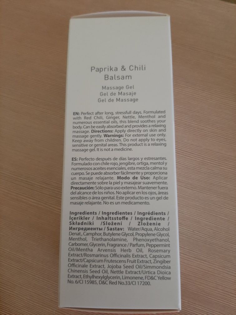 Żel z papryką i chilli