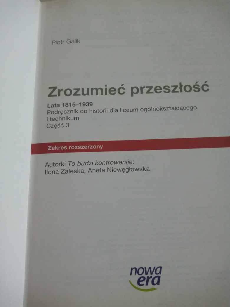 Podręcznik do historii , część 3 , zakres rozszerzony