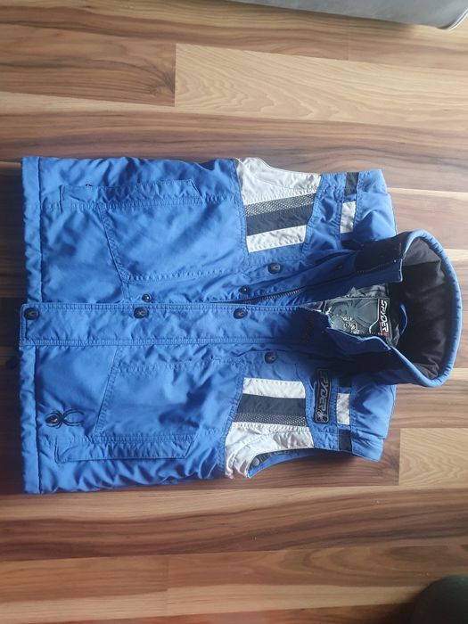 Kurtka dziecięca 146 - 152 zimowa narciarska SPYDER bezrękawnik 2w1 r.