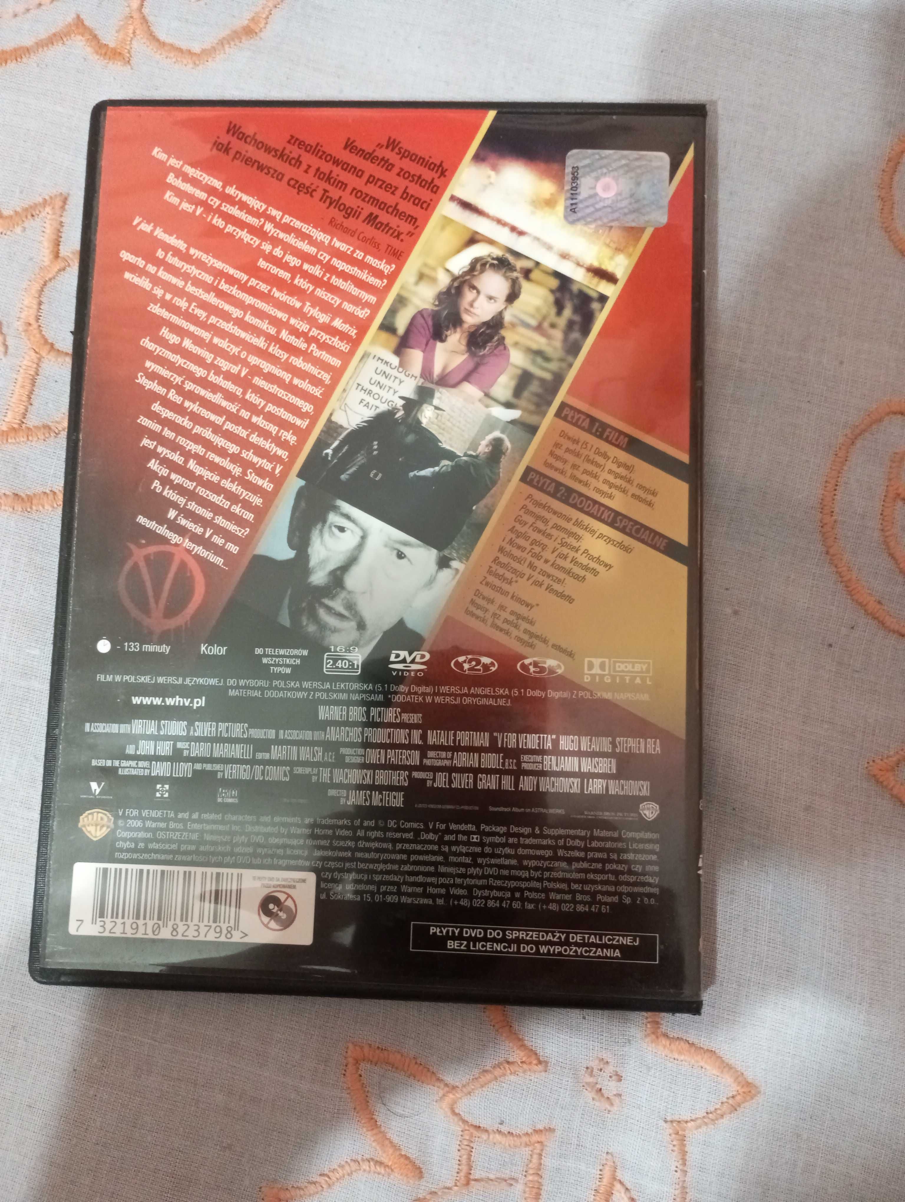 V jak Vendetta -2DVD+ gratis 6 dvd