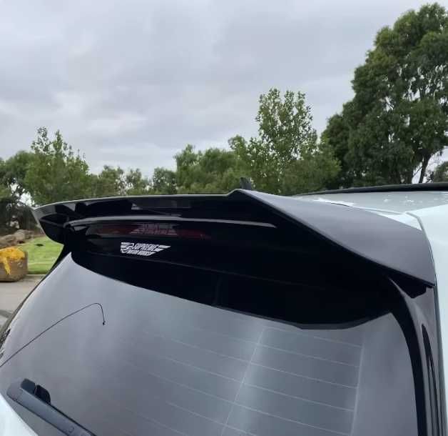 VW Golf 7-7,5 R/GTI/GTD Lotka Spoiler Dokładka Tylna Czarny Połysk