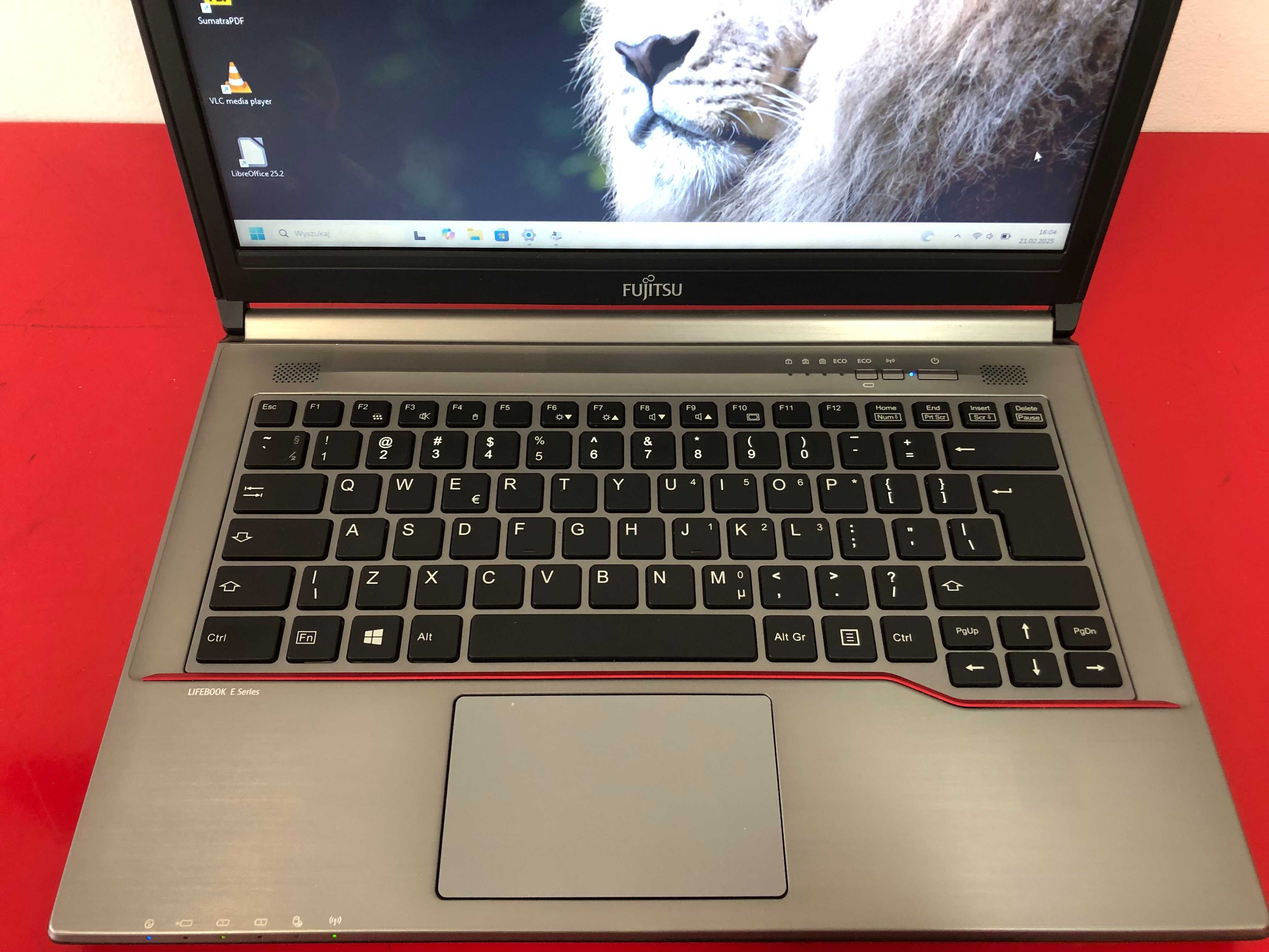 Biznesowy Fujitsu LifeBook E746 14" i5 16GB Matowy SSD Kamera Kl. A