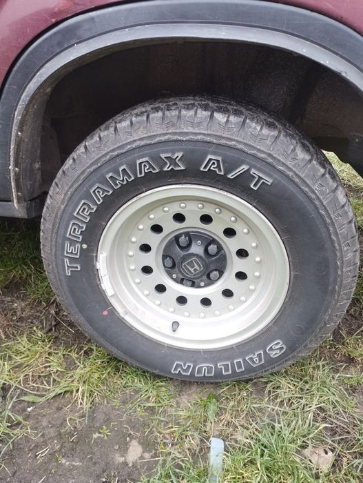 Honda CR-V II lift 2'' nowe opony AT. Zamiana