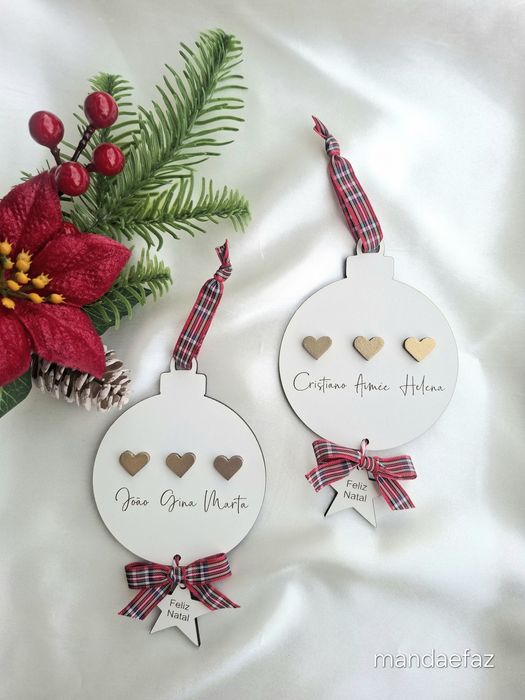 Bolas arvore de Natal