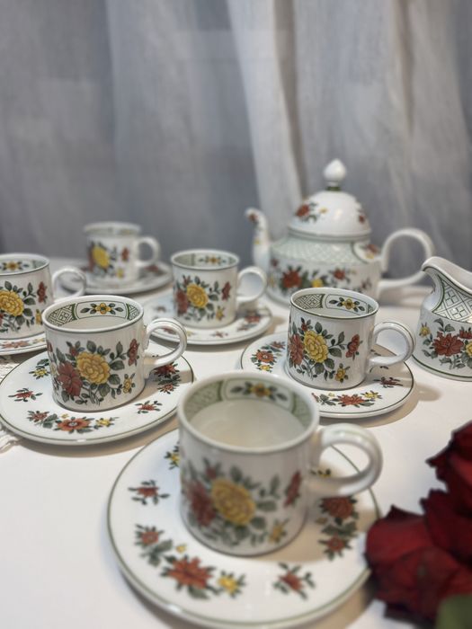 Villeroy Boch Summerday, віллерой бох, чайний сервіз, блюдо, тортівниц