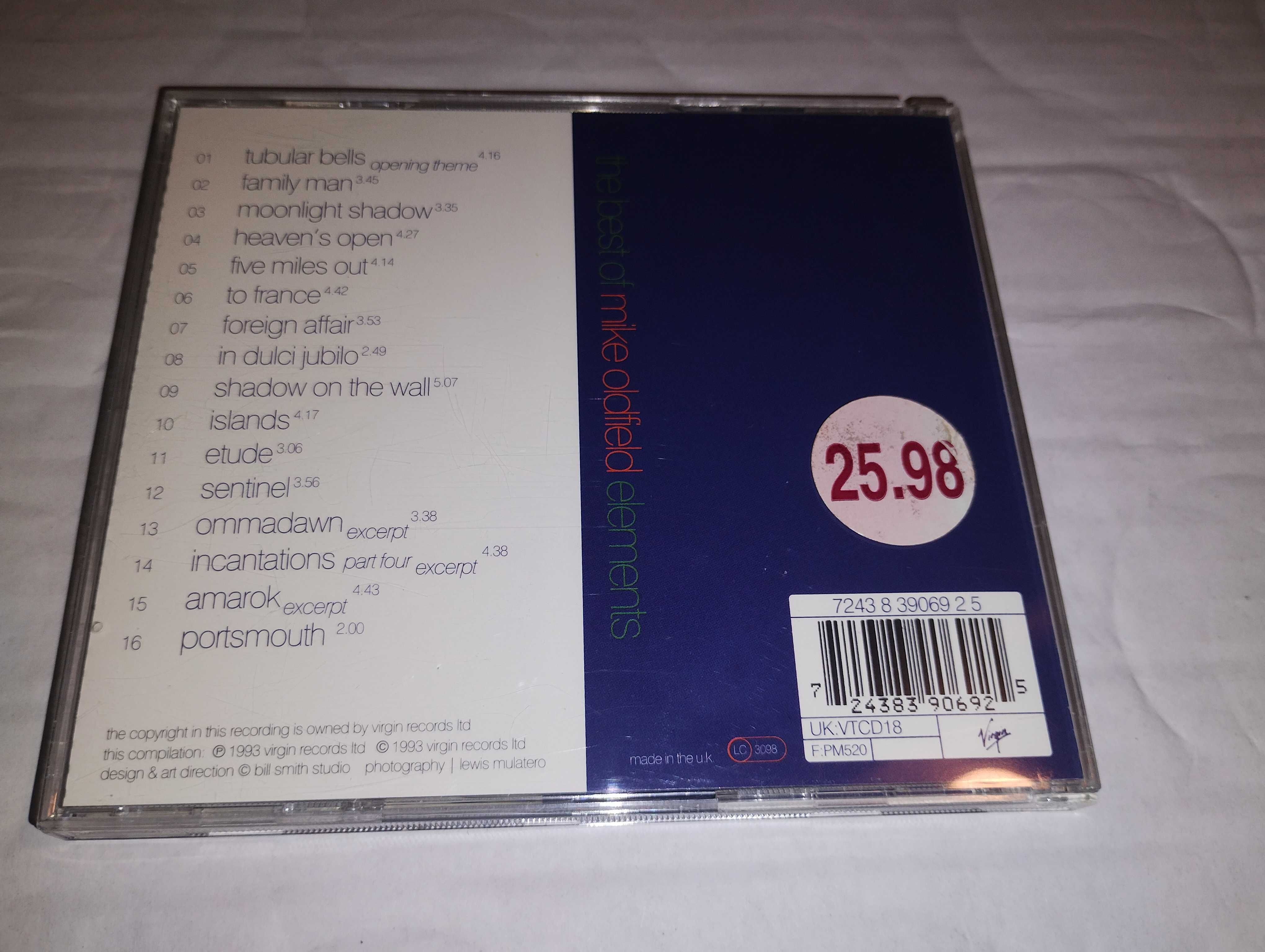 Mike Oldfield elements CD