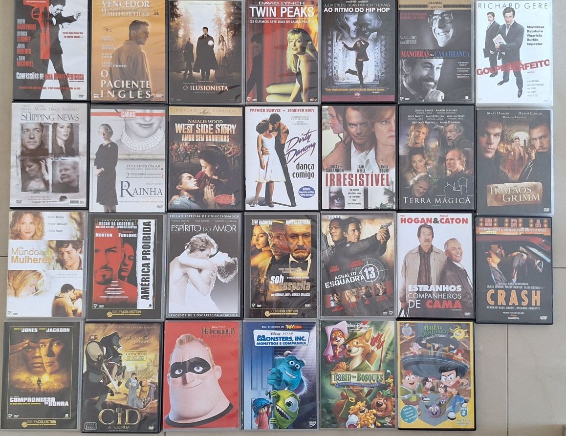 Vendo lote de DVD's como novos
