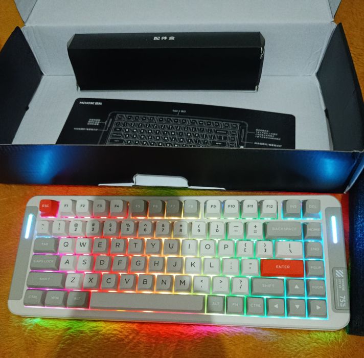 Klawiatura MCHOSE XT75 V2 Gasket RGB (Tri-Mode) -