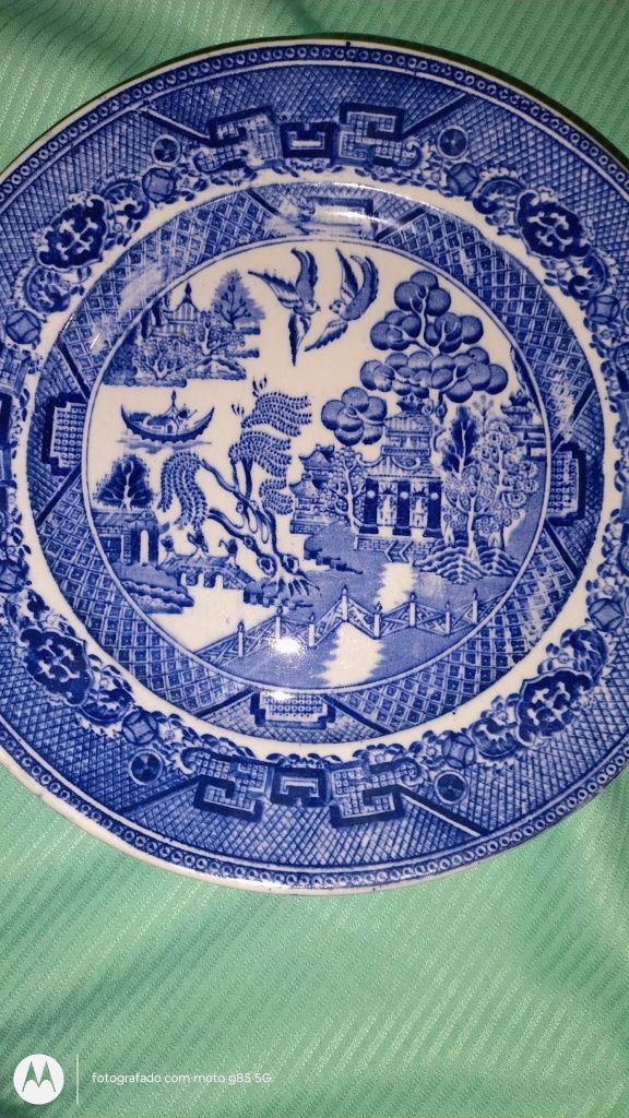 Prato Chorão raso 22,5 cm real fábrica