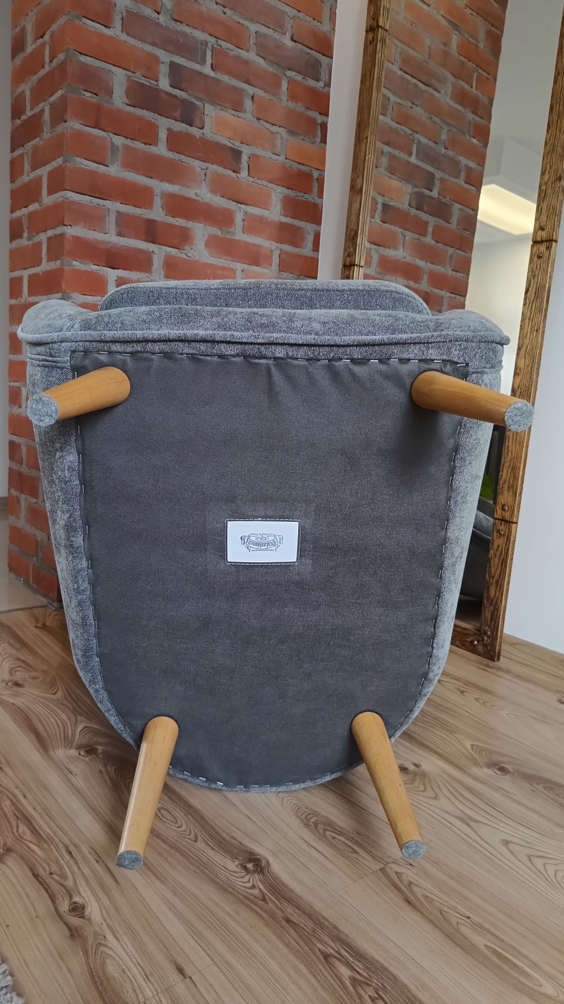 Fotel uszak loft styl , nowy