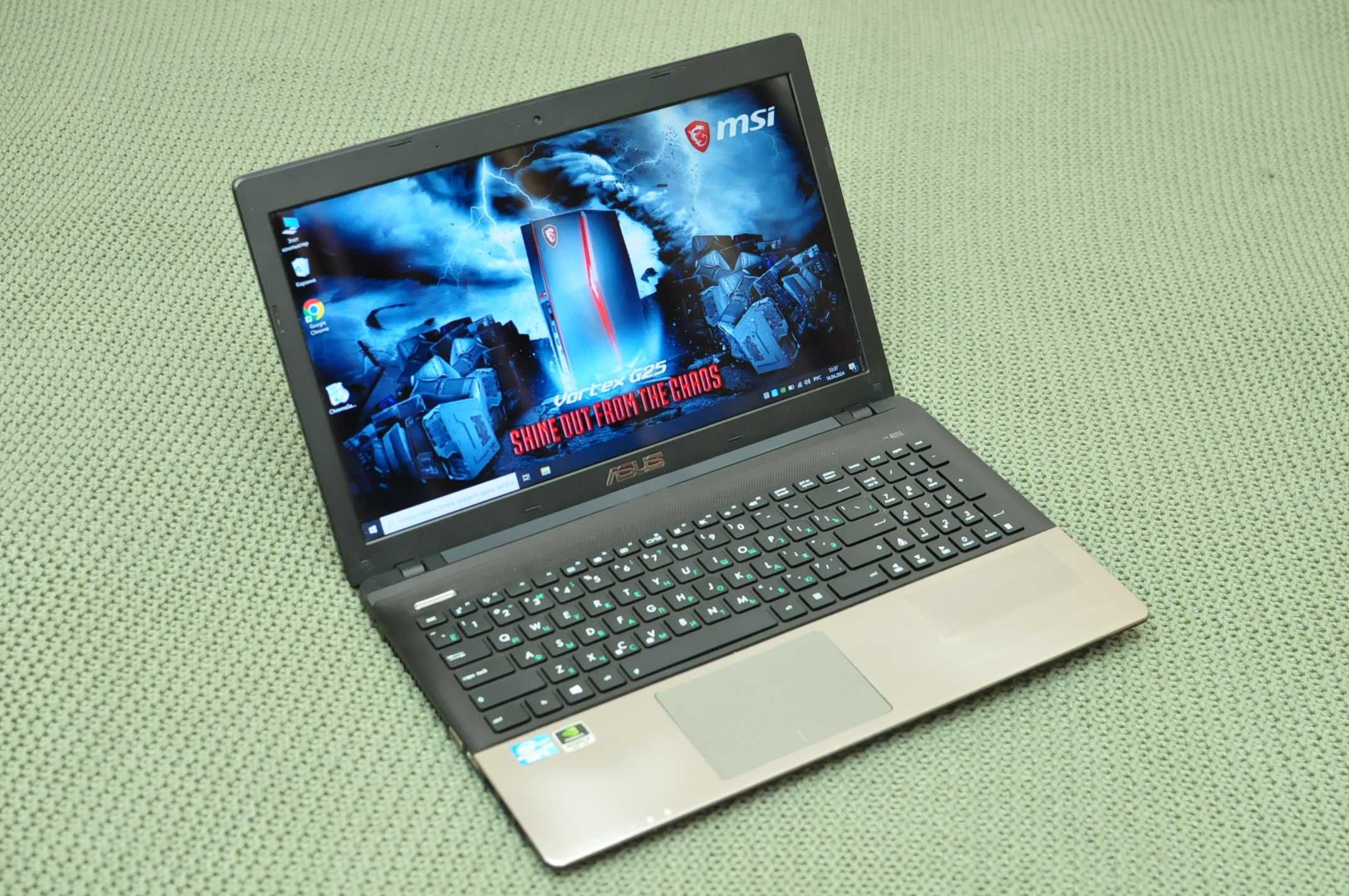 Игровой ноутбук Asus K55 (Core i5/16Gb/640gb/GeForce 2GB)