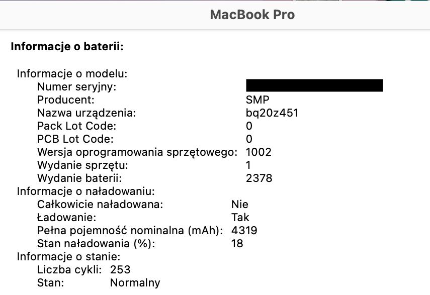 MacBook Pro 2020 13,3” spacegray