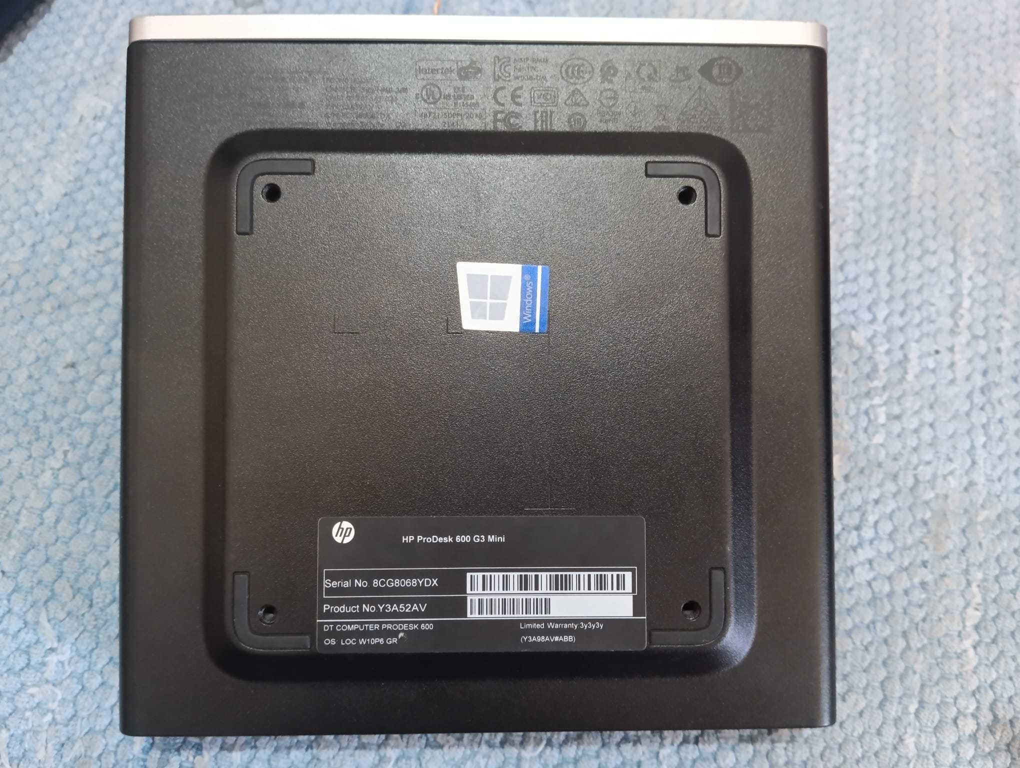 HP ProDesk 600 G3 - CPU 7500T