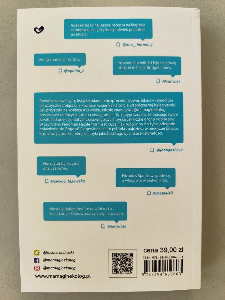 Książka Instaserial o miłości Mamaginekolog