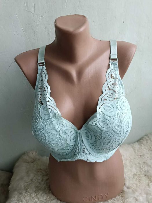 Нежно бирюзовый, мятный бюстгальтер бралетт 40 dd, 90 dd