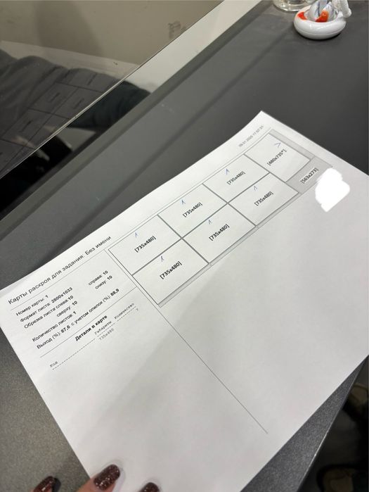 ДСП ламінований, кромка