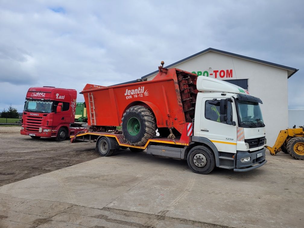 Transport   maszyn rolniczych, budowlanych kombajnów usługi transporto