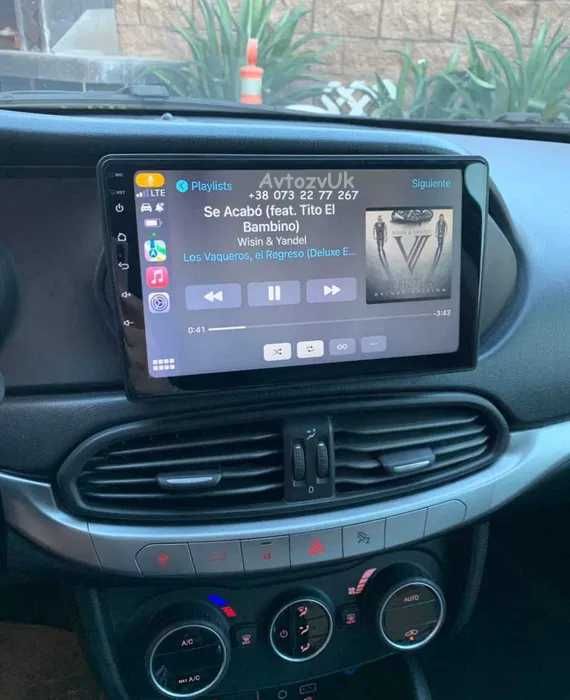 Магнитола TIPO Fiat STILO EGEA CROMA Крома Типо Стило CarPlay Android