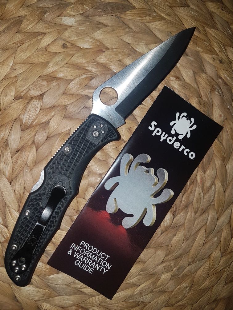 Nóż składany Spyderco Endura 4 Plain C10PBK