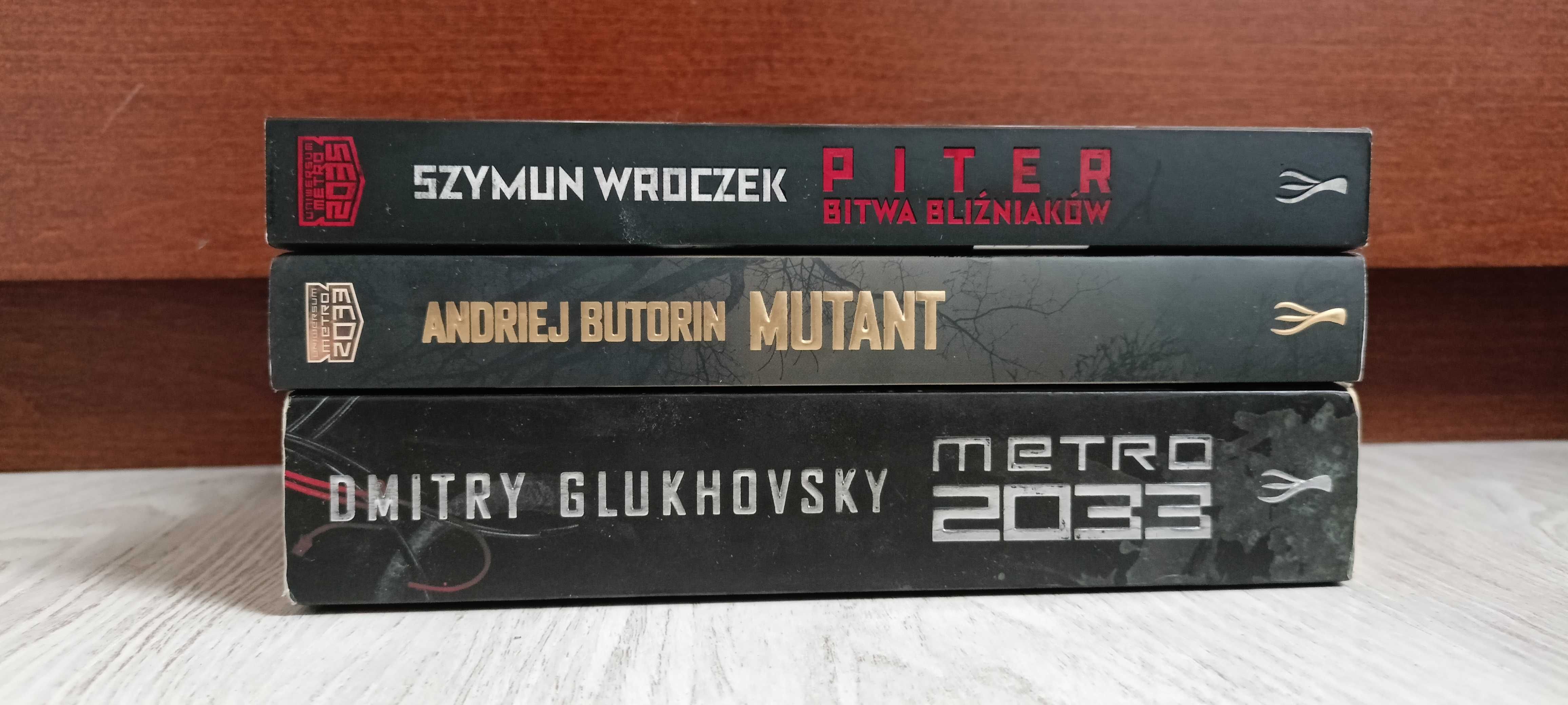 3x Glukhovsky Metro 2033 Wroczek Piter Bitwa Bliźniaków Butorin Mutant