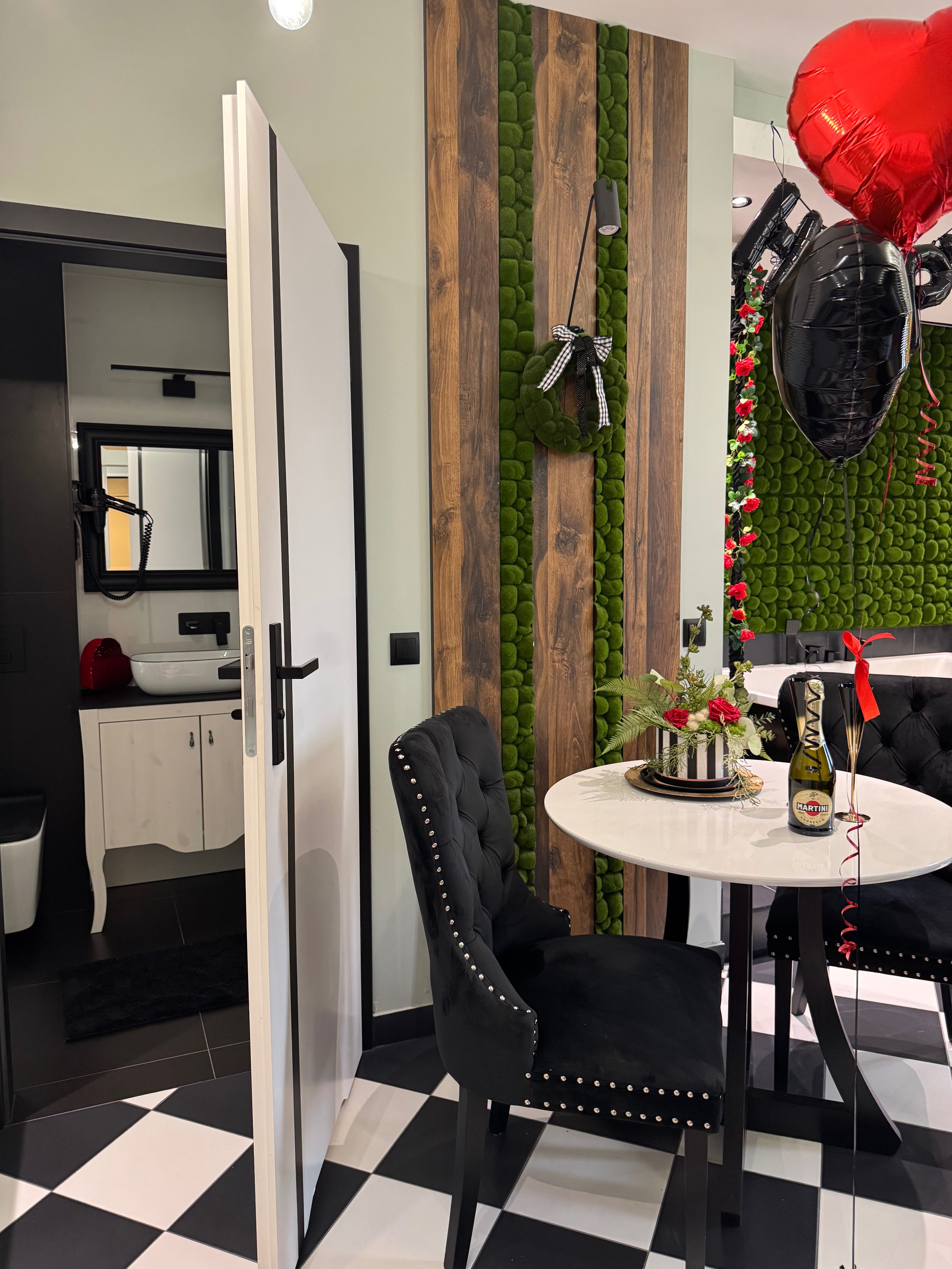 Apartament z jacuzzi w pokoju Krupówki