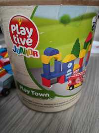 Klocki drewniane Playtive Junior Play town