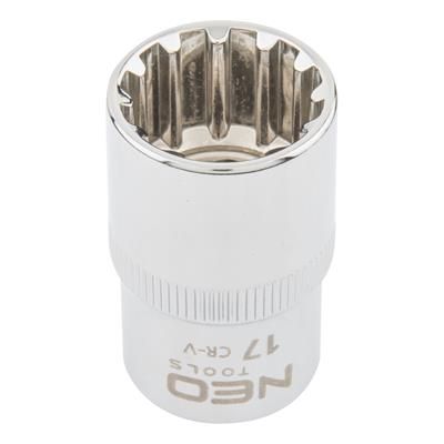 Nasadka 17mm Spline 1/2" NEO