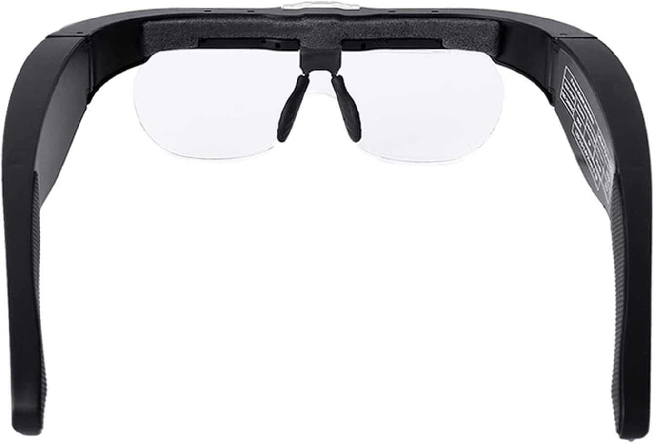 Nowe powiększające okulary /do czytania /szkło powiększaj /LED /3708