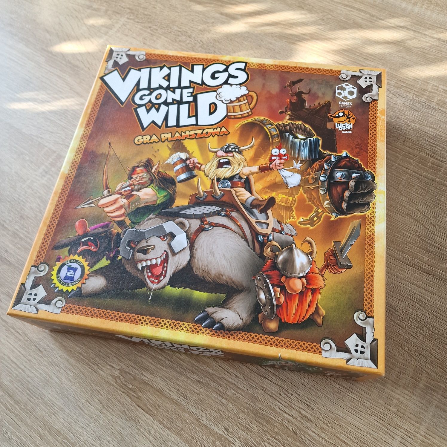 Vikings gone wild. Gra planszowa. Lucky Duck Games