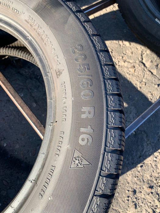 Шини 205/60 R16 Continental зима 2023 рік 7 мм