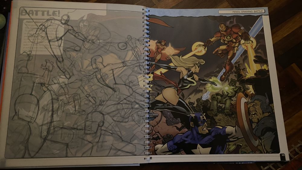 Diversos livros de desenho