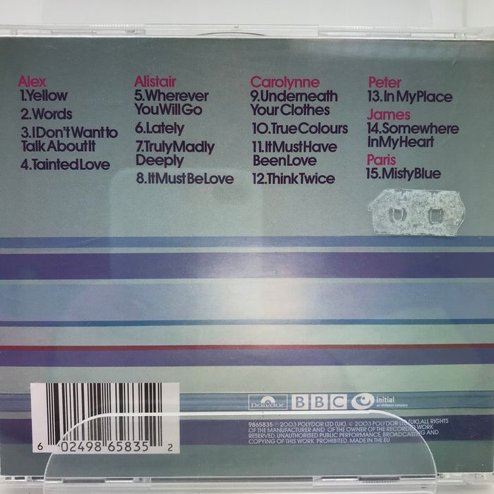 cd - various - fame academy the finalists 2003