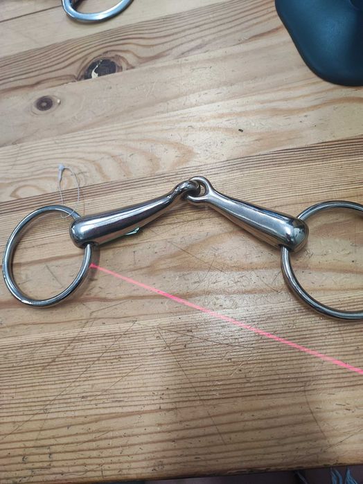 Wędzidło 15 cm pojedynczo łamane