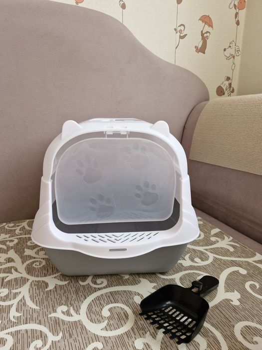 Закритий туалет для котів, кошенят, лоток котячий