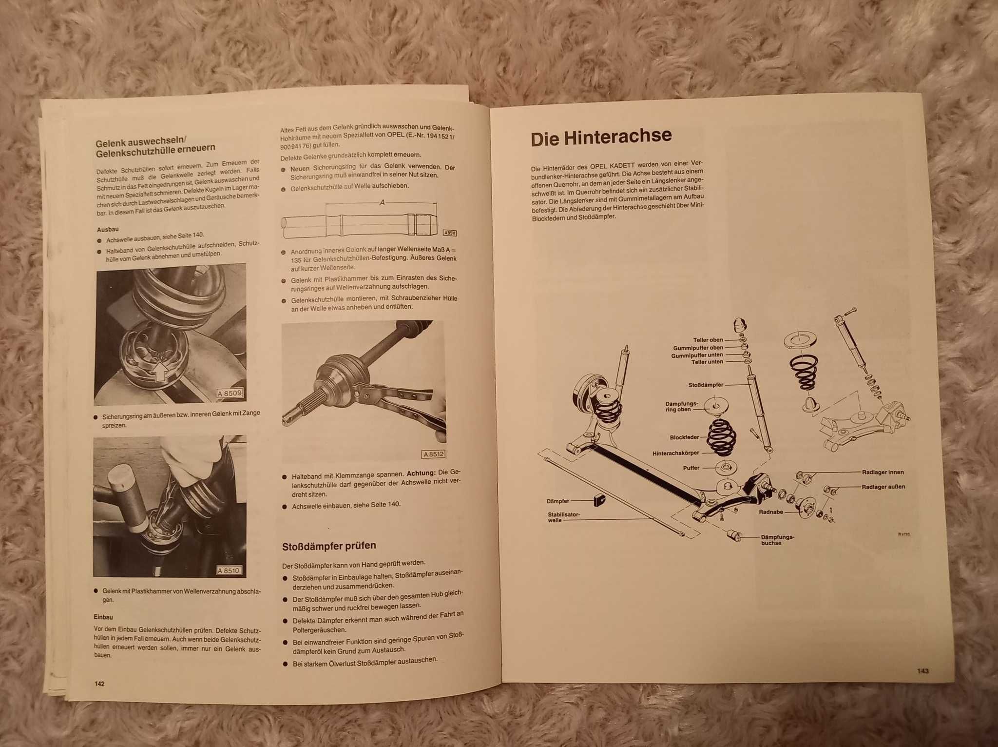 Książka serwisowa Opel Kadett E ('84-'91)