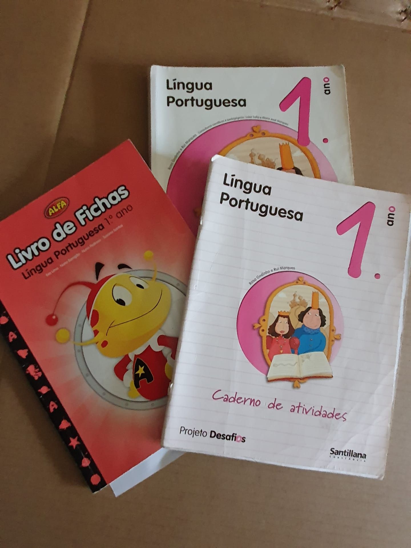 Livros escolares 1º ano